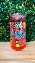 Pink Fairy Honey Drip Snow Globe Tumbler – 16 oz