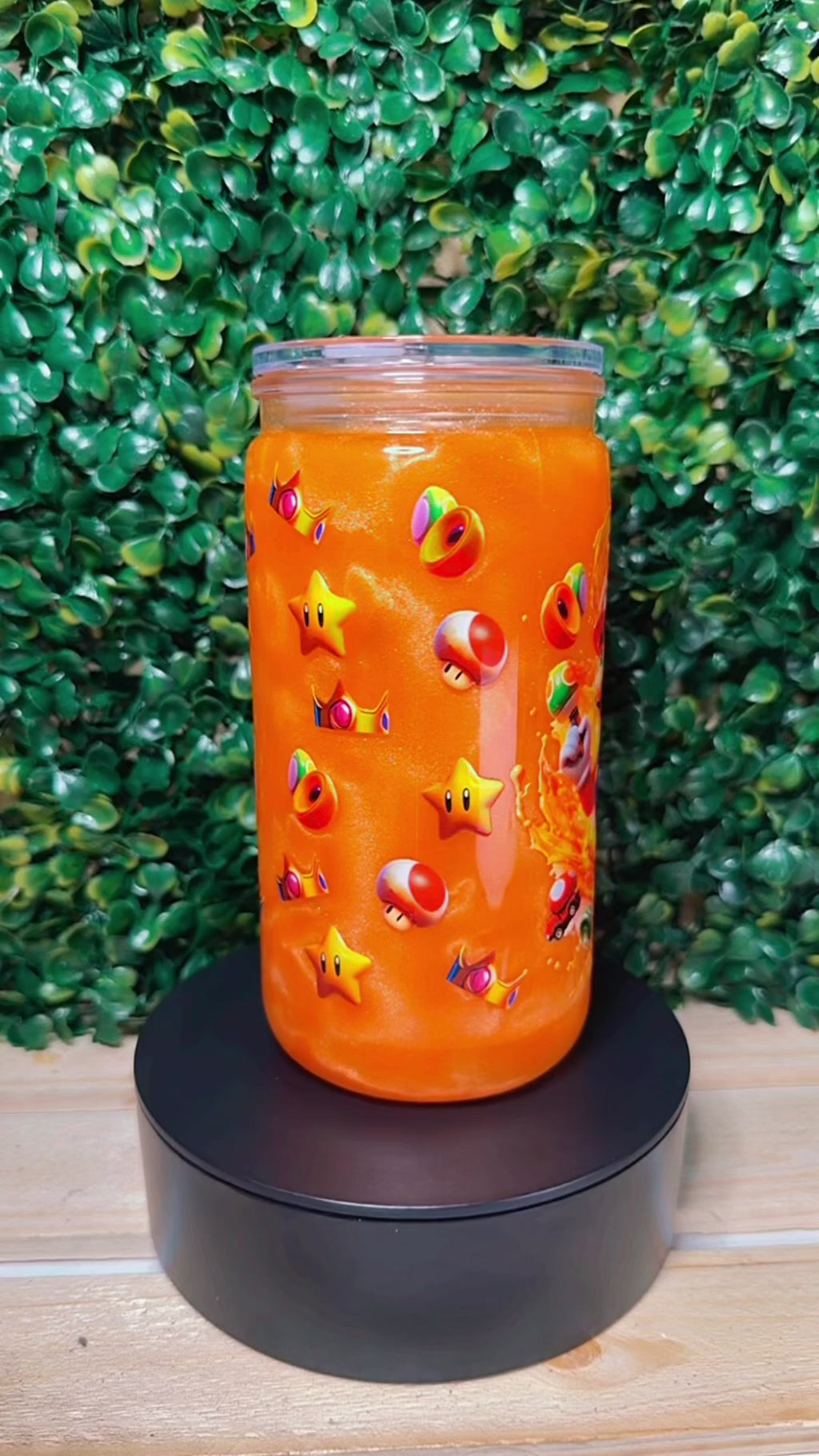 Adventure Game Inspired Snow Globe Tumbler – 16 oz